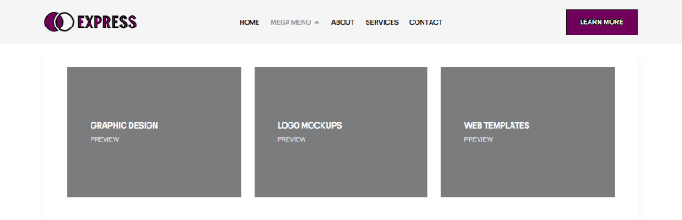 Mega Menu c3397