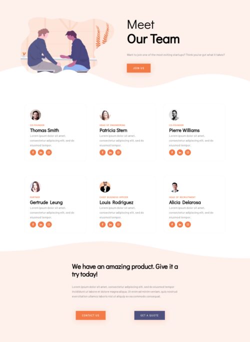 Startup Business - Our Team 
