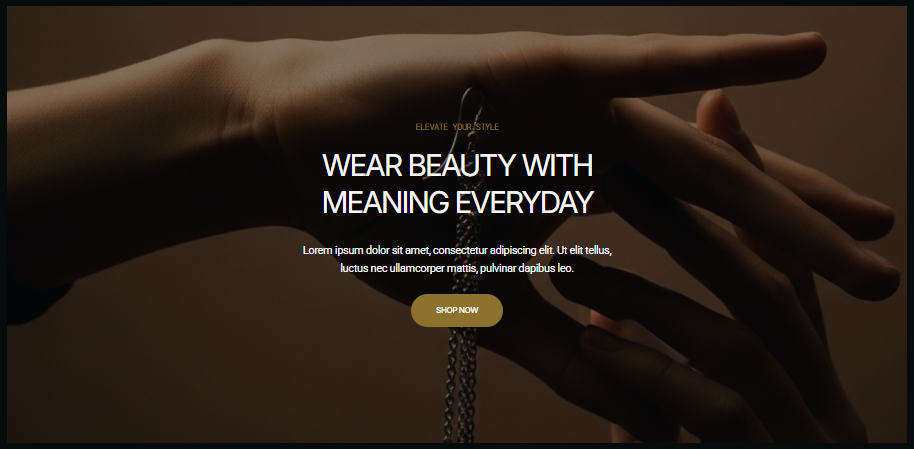 Jewellery Ecom CTA