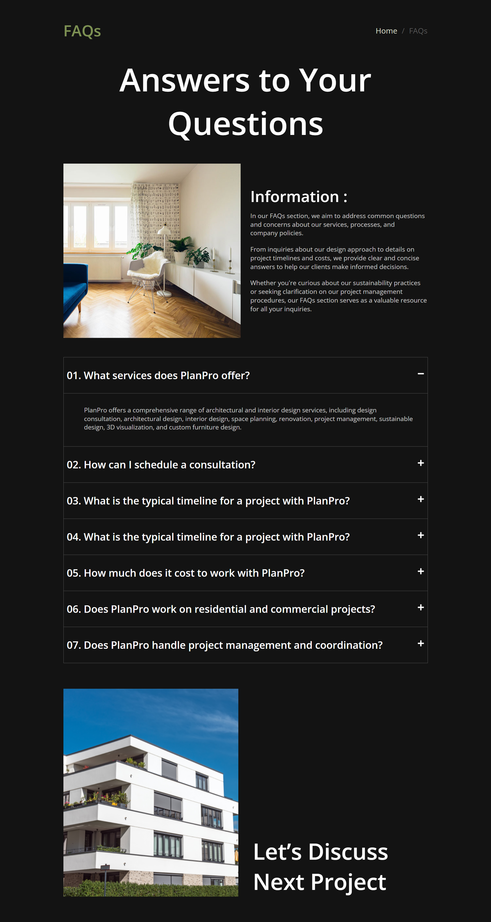 faq | PlanPro