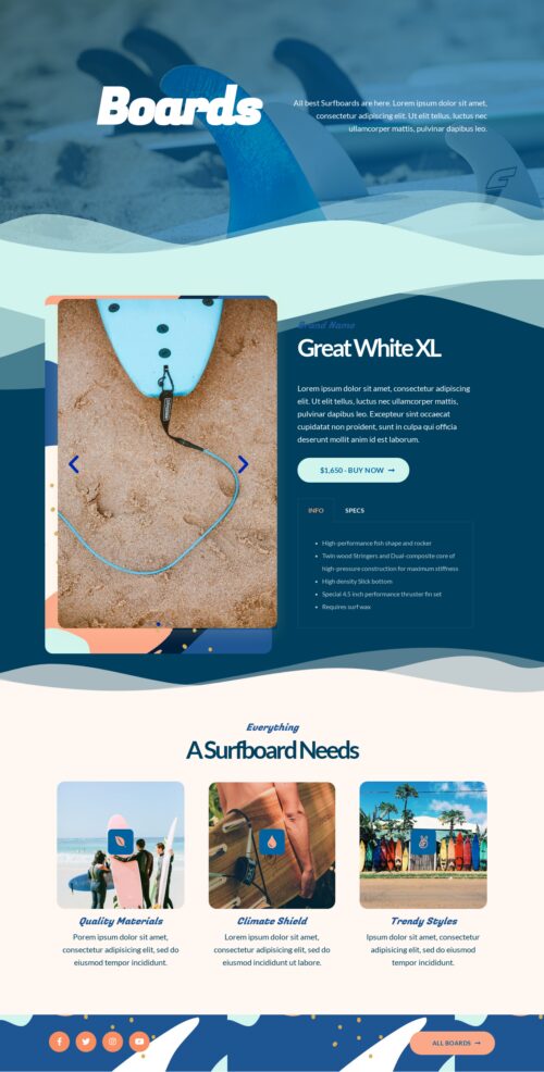 Surf Shop - Boards Details 2