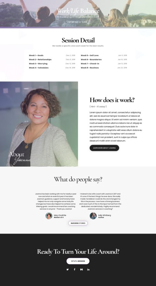 Life Coach - Service detail 1