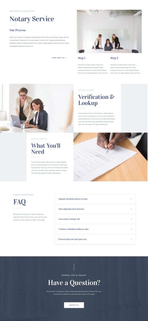 Notary Public - Service Detail