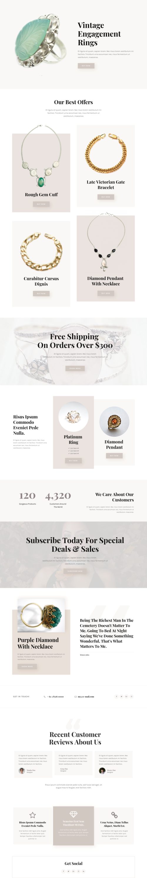 Artisan Jewelry Maker - Home 1