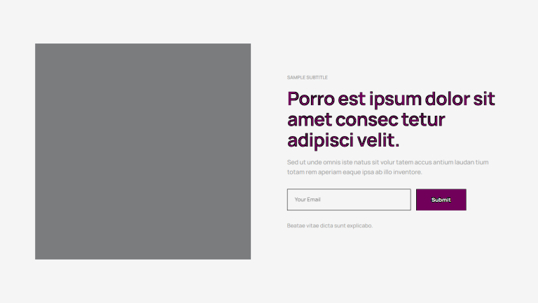 Email Opt-in c1235