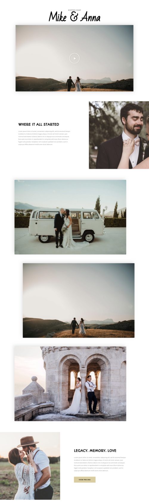 Wedding Photography - Portfolio Single 2