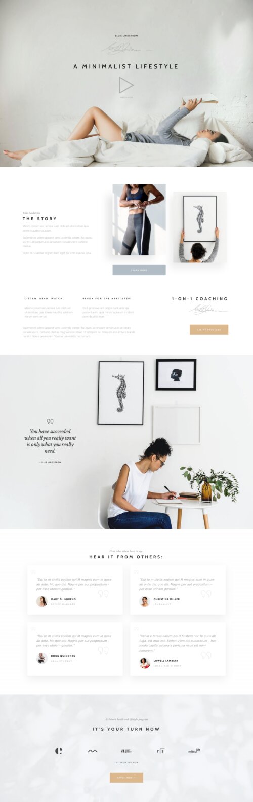 Minimalist Lifestyle Home 1