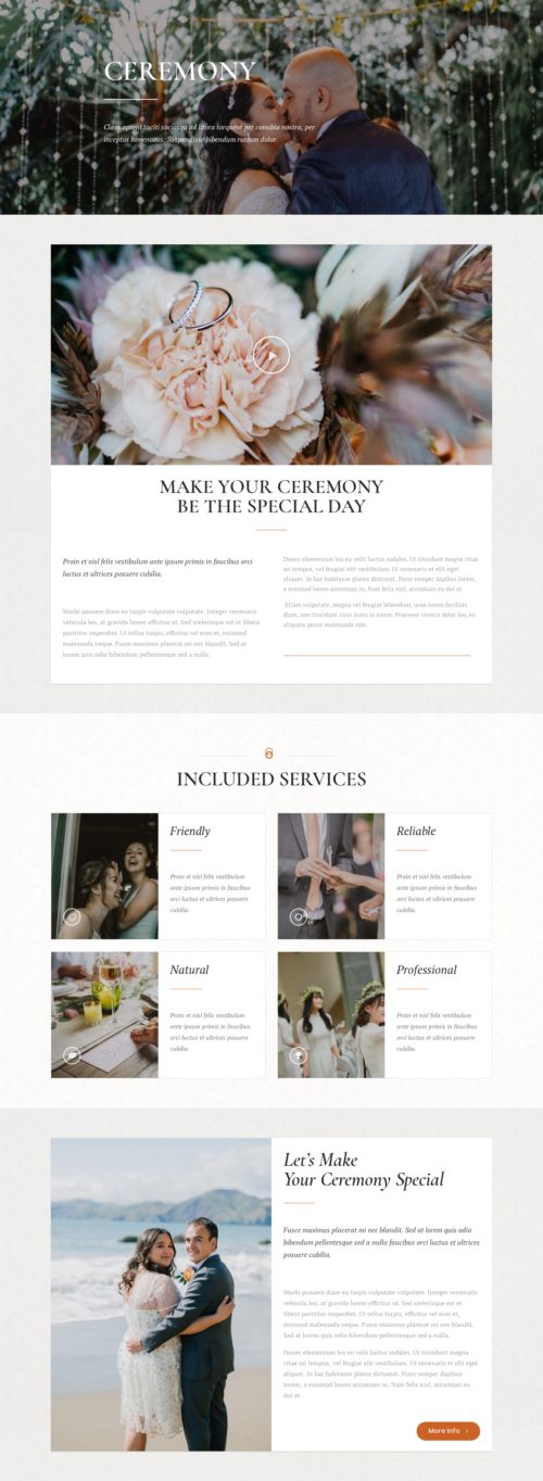 Marriage Celebrant - Single Service