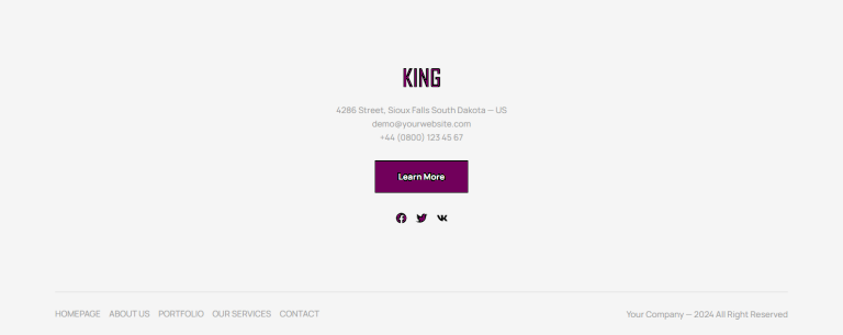 Footer c2457