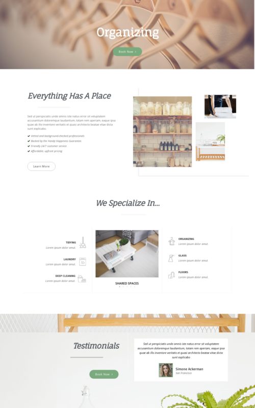 House Cleaning Company - Service details