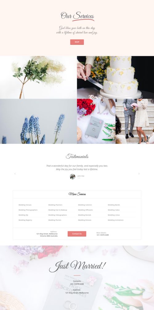 Wedding - Our services 2