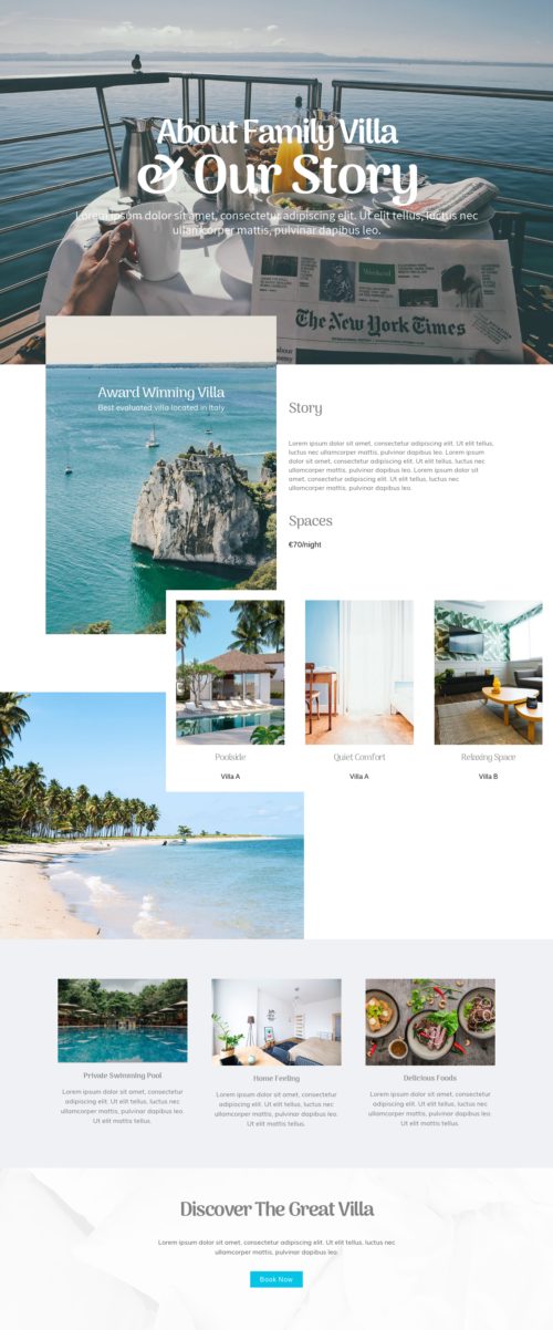 Holiday Rental About