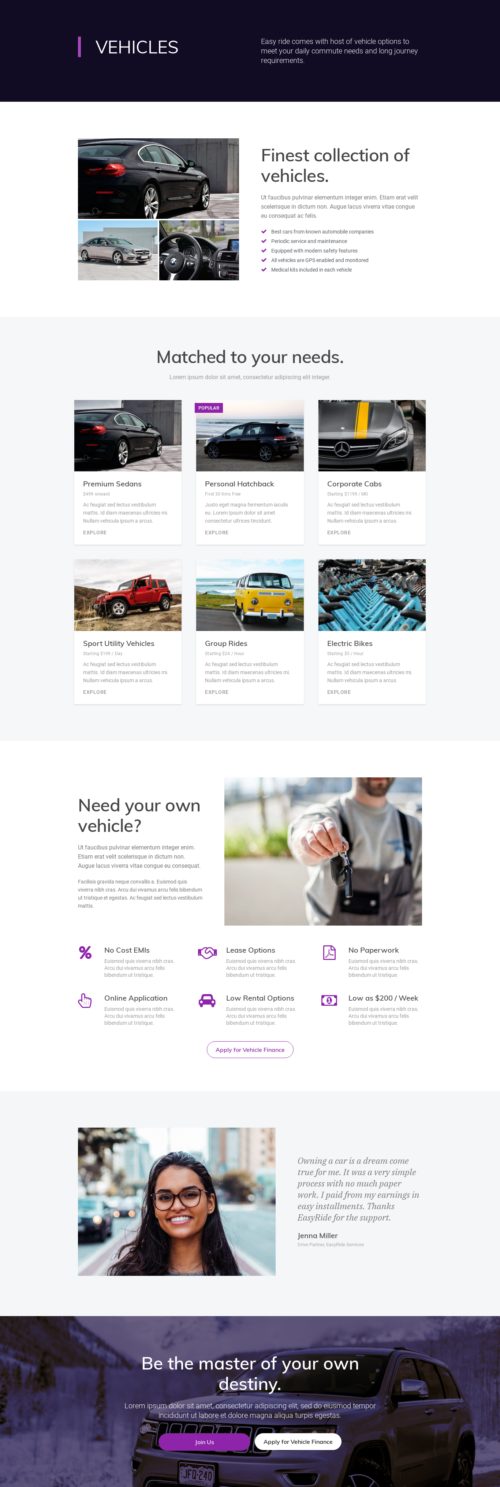 Local Ride Share - Vehicles