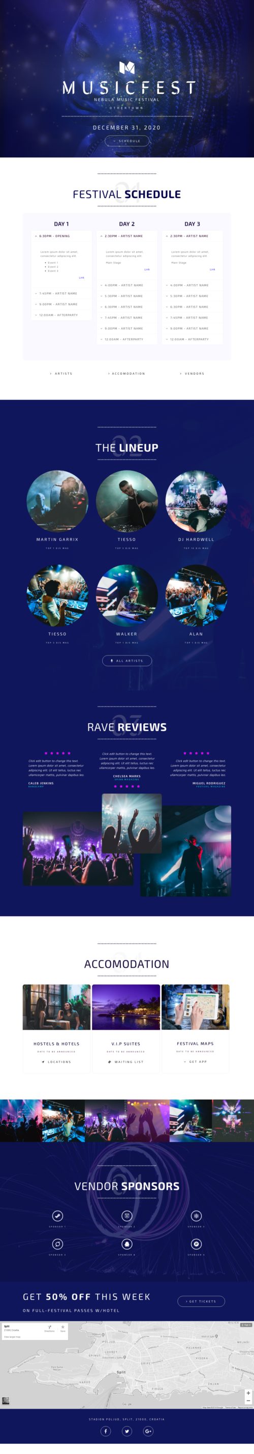 Music Festival - Home 1