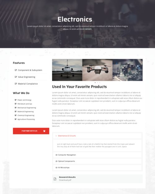 Factory - Single service