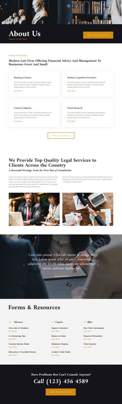 Law Firm - About 3