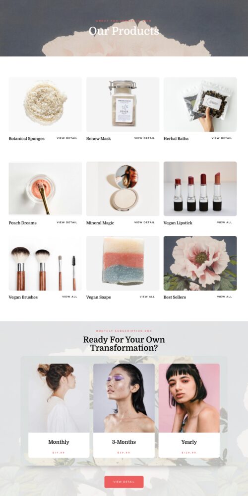 Makeup Brand - Our product