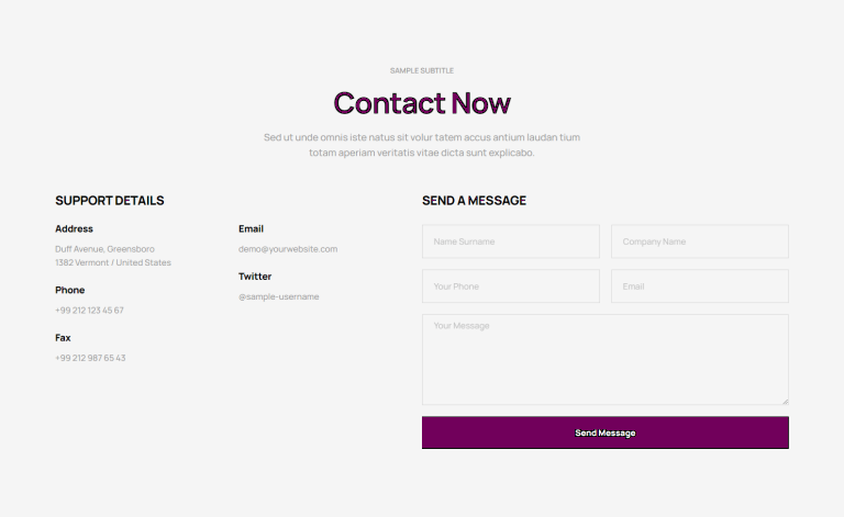Contact c822