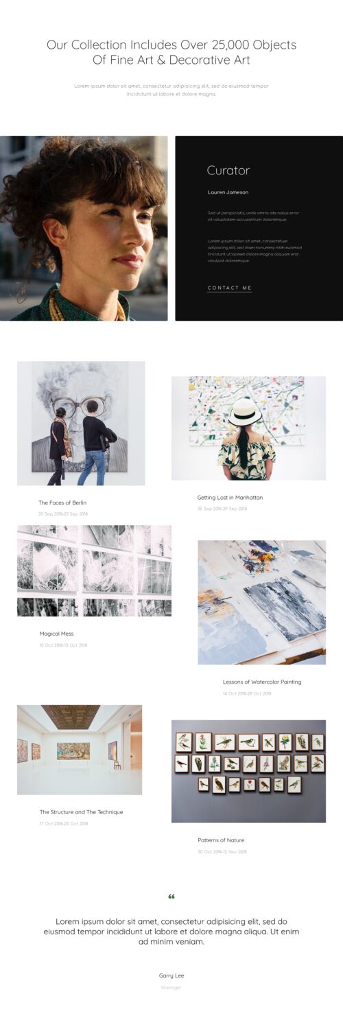 Art Gallery - Collection 1
