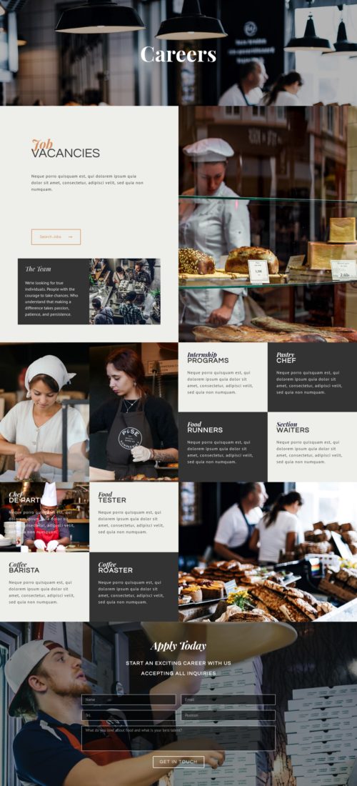 Bakery - Careers