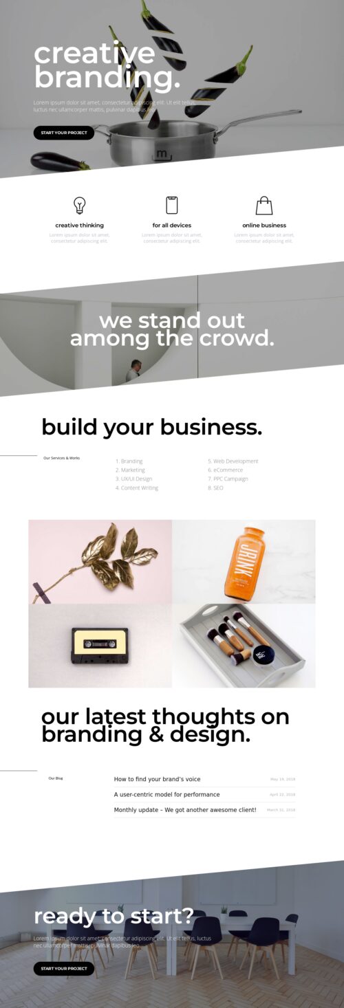 Creative Agency - Home 2