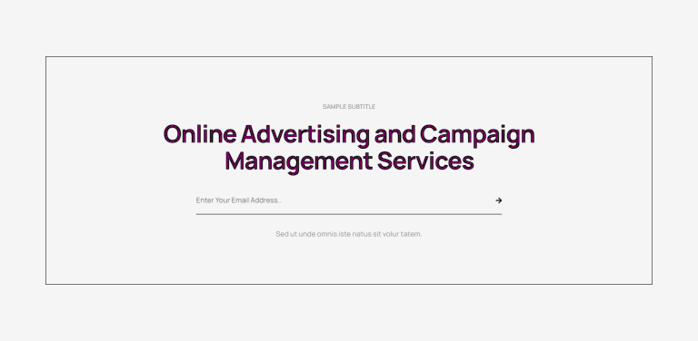 Email Opt-in c1236