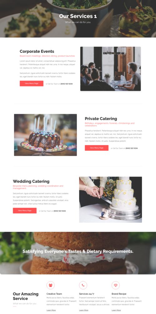 Catering Business - Services 1