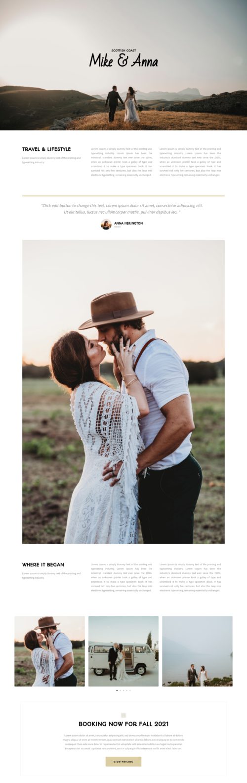 Wedding Photography - Portfolio Single