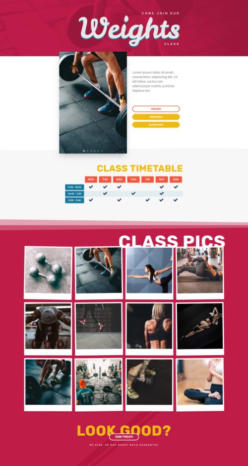 Colourful Gym - Class