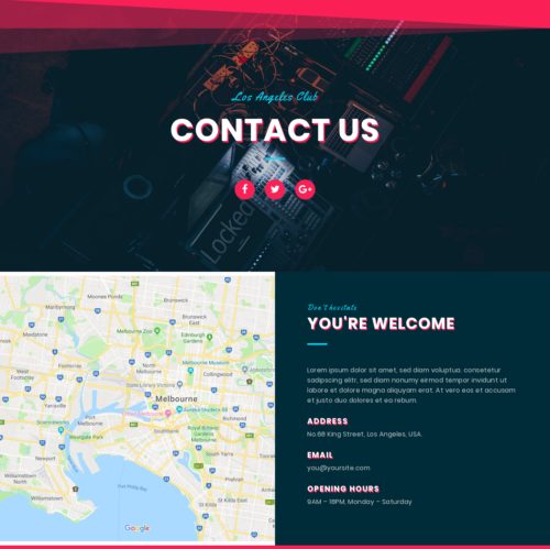 Nightclub - Contact us