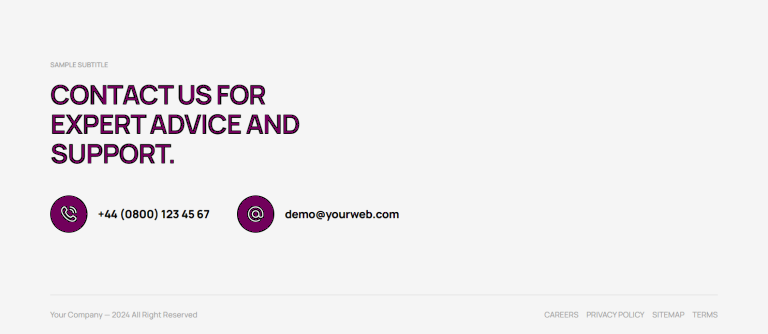 Footer c2463