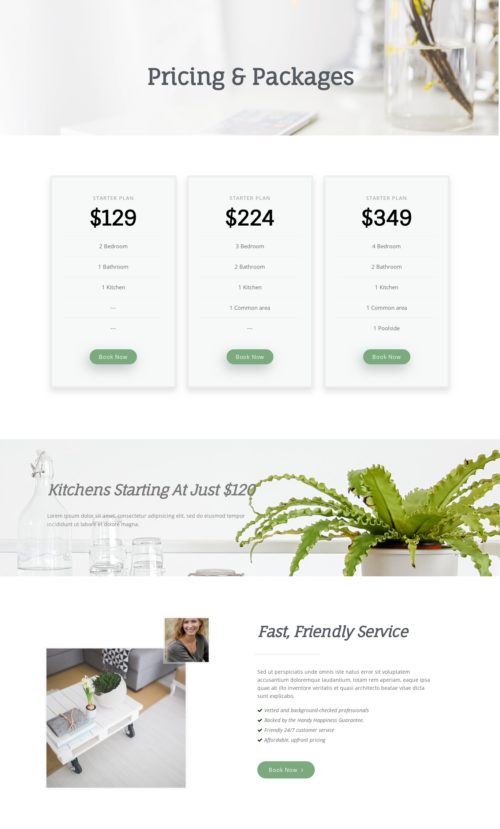 House Cleaning Company - Rates