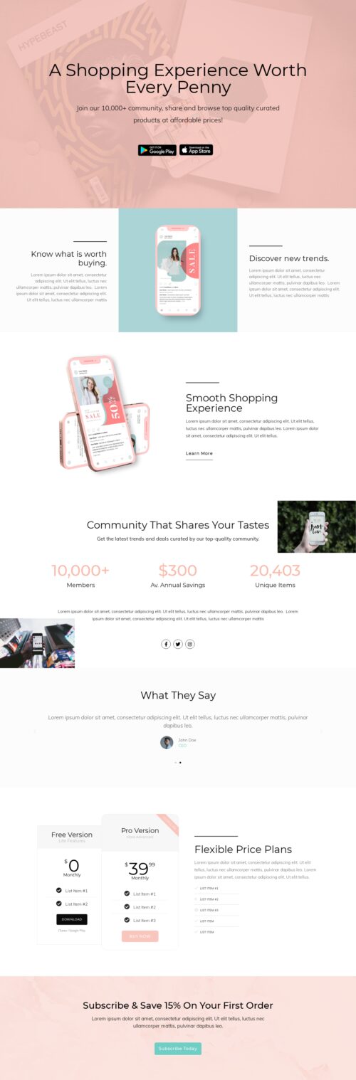 Mobile App Home 2