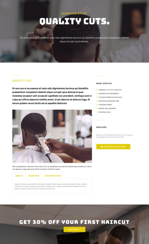 Urban Barber - Services single 
