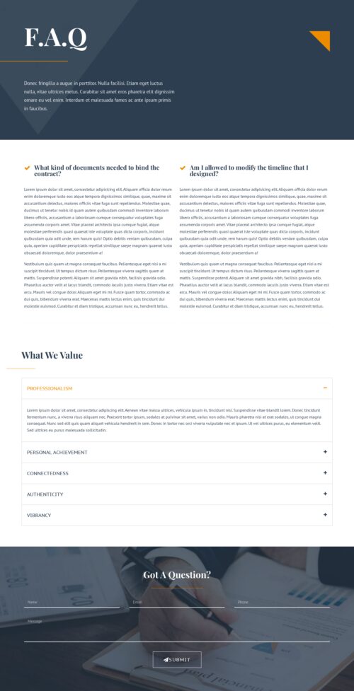 Accounting Firm - FAQ