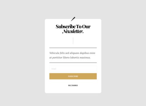 Clothing Alterations - Popup