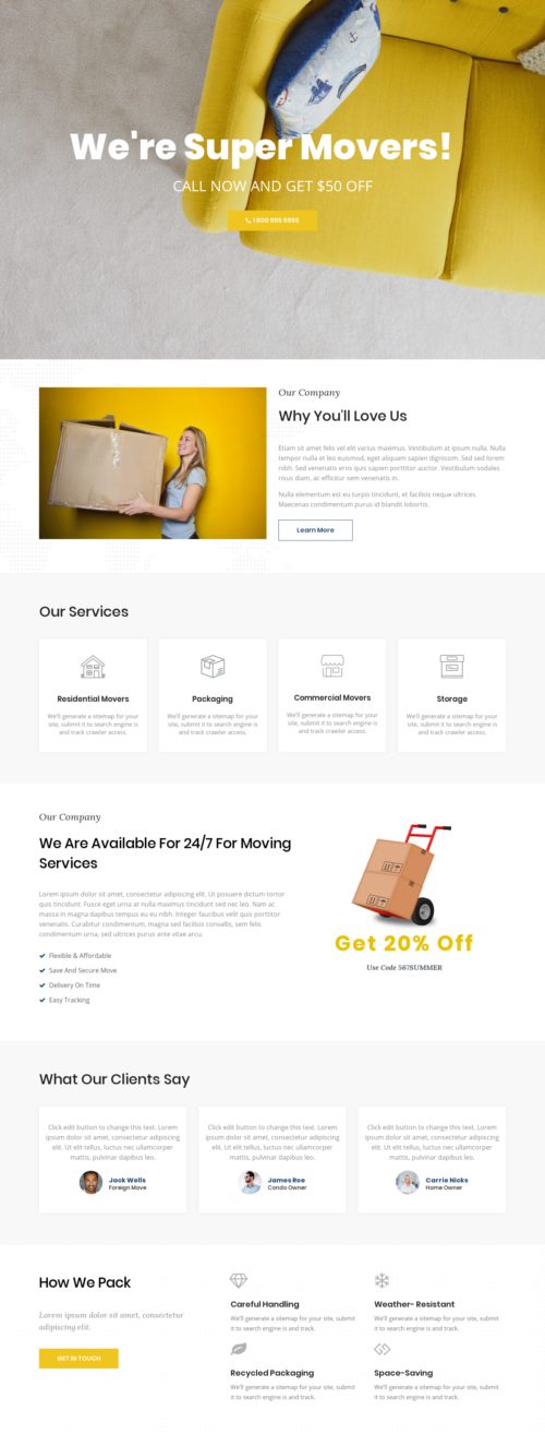 Moving Company - Home 2