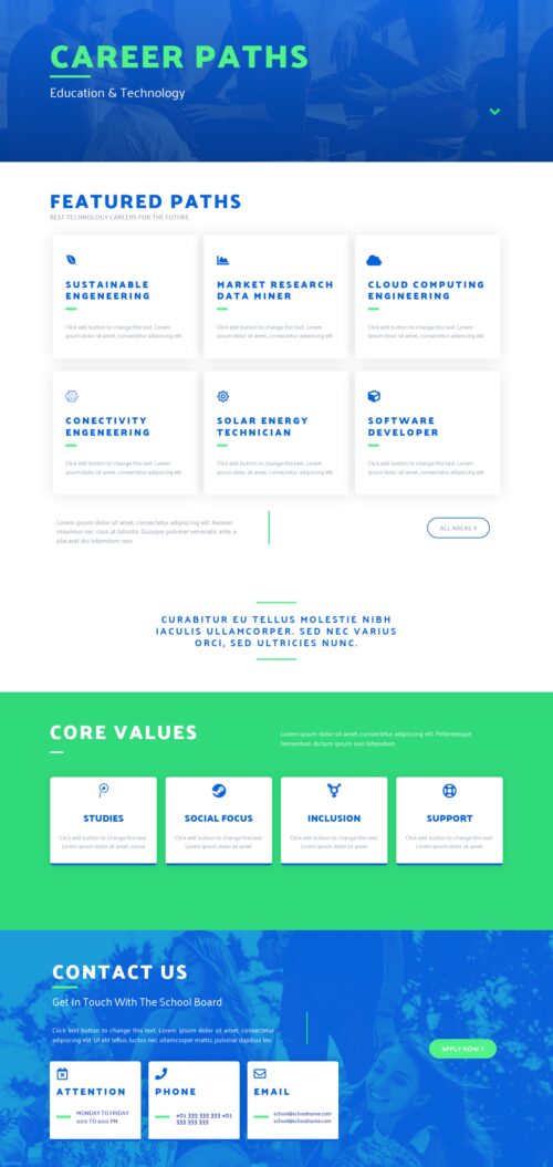 STEM School - career paths