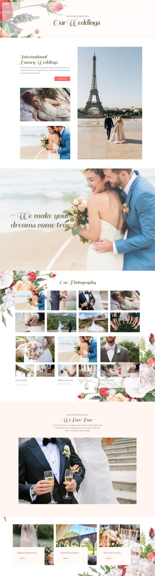 Wedding Planner - Weddings