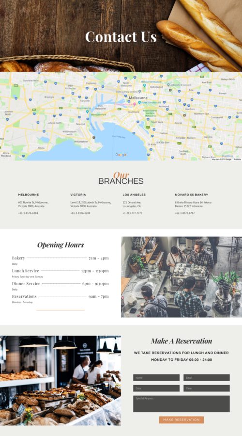 Bakery - Contact us 2