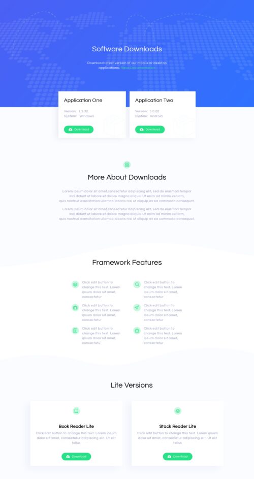 SaaS App - Downloads