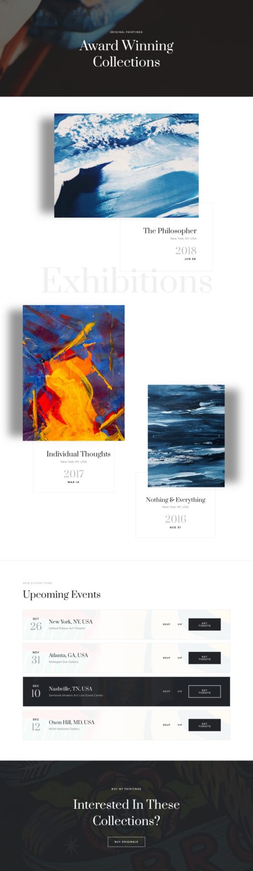 Artist Exhibitions