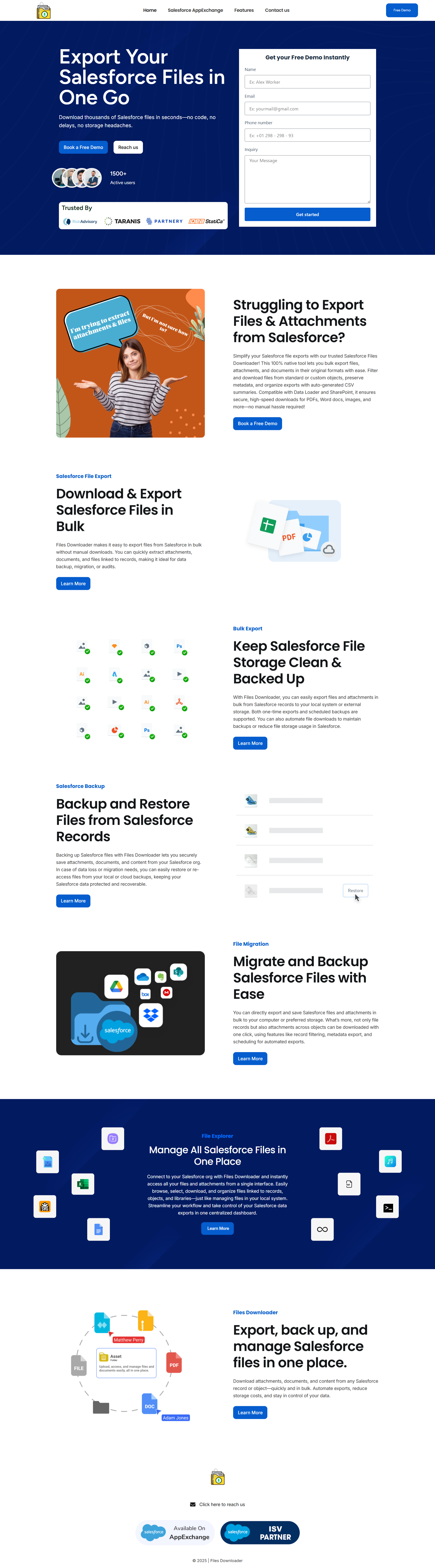 Files Downloader - Homepage