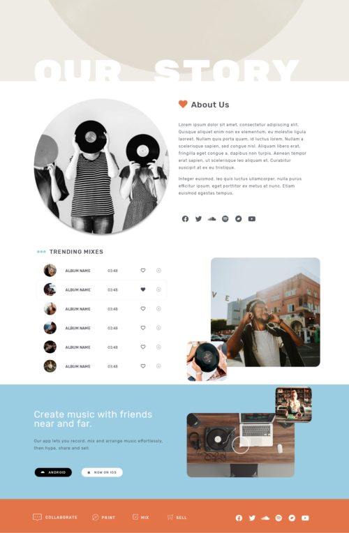 Music App - About 
