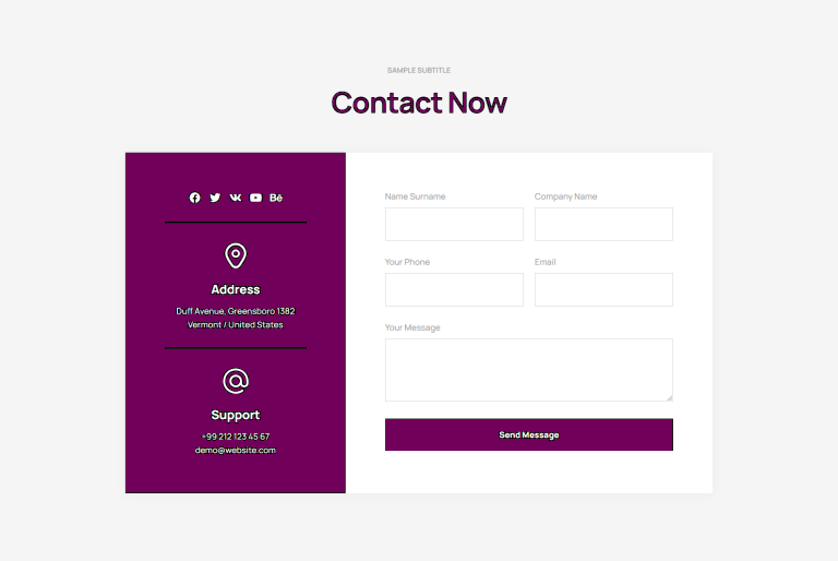 Contact c826