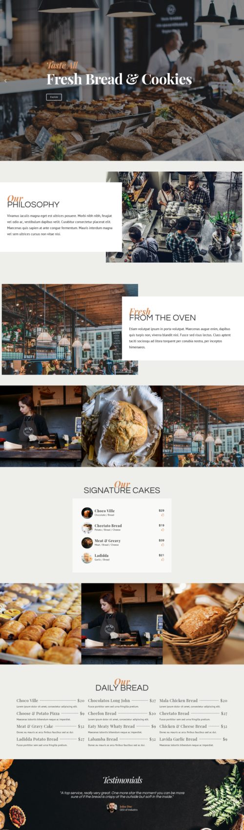 Bakery - Home 2