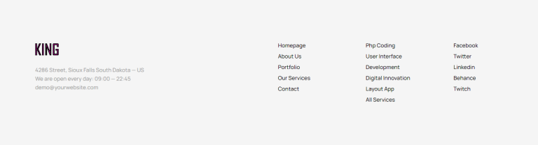 Footer c2456