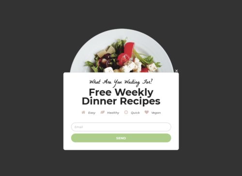 Nutritionist Popup