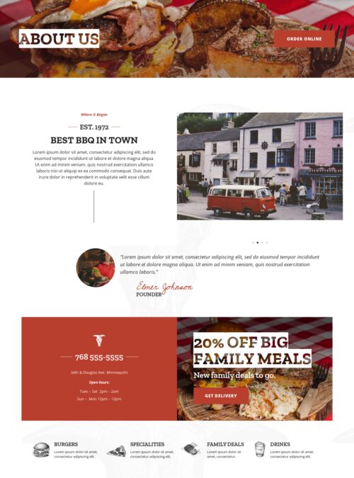 BBQ Restaurant - About us 2