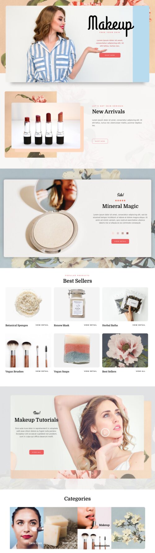 Makeup Brand - Home 1
